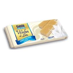 Giusto senza zucchero wafers latte 150 g