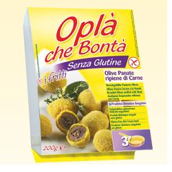 Opla che bonta olive verdi ripiene con carne surgelate 200 g