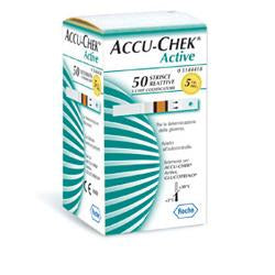 Strisce misurazione glicemia accu-chek active glucose 50 pezzi