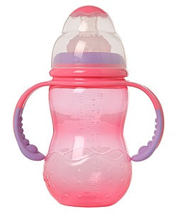 Nuby biberon da 300ml collo largo con tettarella flusso regolabile