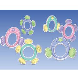 Nuby nt massaggiagengive in silicone con scatolina igienica