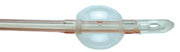 Catetere foley folisyl monouso pediatrico 2 vie 2 fori oppossti punta nelaton diritta chiusa gauge 10 lunghezza 34,5 cm con palloncino 3 ml valvola codice colore viola 5 pezzi