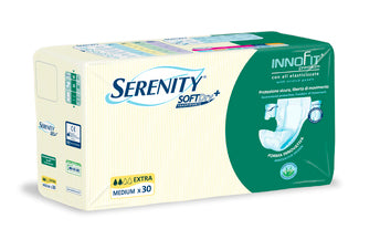 Pannolone per incontinenza serenity innofit premium softdry+ extra l 30 pezzi