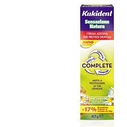 Kukident sensazione natura complete crema adesiva per protesi dentarie 47 g