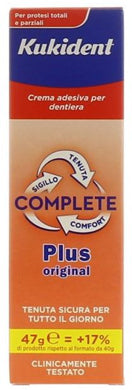 Kukident plus complete crema adesiva per protesi dentarie 47 g