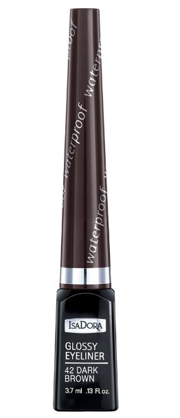 Isadora glossy eyeliner 42 dark brown