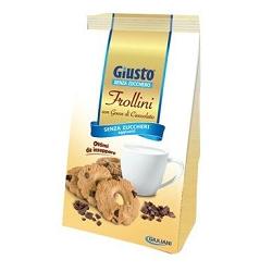 Giusto senza zucchero frollini gocce cioccolato senza zucchero 350 g