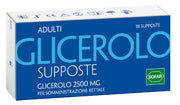 Glicerolo supposte adulti 2500 mg 18 pezzi
