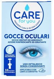Care for you gocce oculari occhi irritati arrossati 10 monodose da 0,5 ml