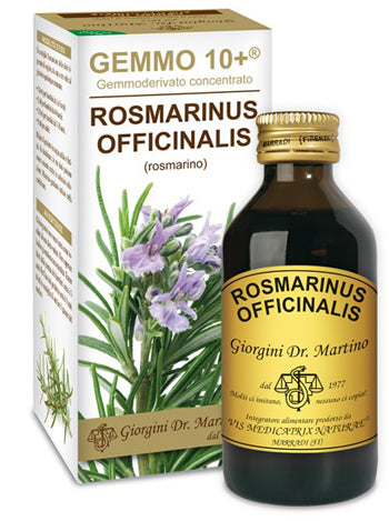 Gemmo 10+ rosmarino liquido analcolico 100 ml
