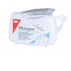 Cerotto in rocchetto micropore cm 2,5 x 5 mt dispenser 1 pezzo