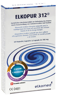 Zeolite elkopur 312 blister 60 capsule