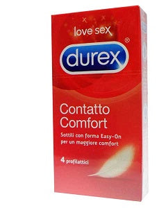 Profilattico durex contatto comfort 4 pezzi