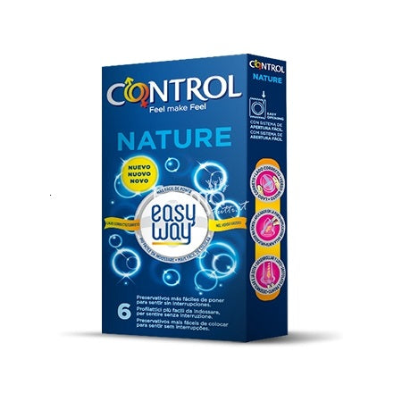Profilattico control nature easy way solution 6 pezzi