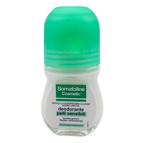 Somatoline cosmetic deodorante roll on pelli sensibili 50 ml