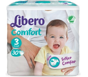 Libero comfort 3 pannolino per bambino 5-9 kg 30 pezzi