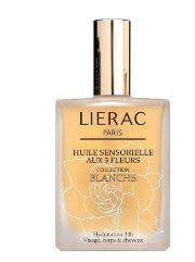 Lierac sensorielle huile de soin nutritive 3 fleurs blanches 100 ml