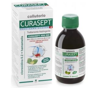 Curasept collutorio astringente 0,20 ads 200 ml + dentifricio 6 ml cm