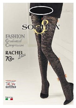 Rachel lace 70 collant fantasia nero 4-l
