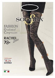Rachel lace 70 collant fantasia nero 4xll