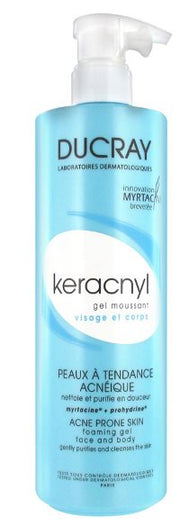 Ducray keracnyl gel detergente 400 ml