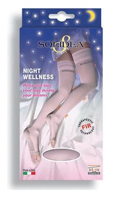 Calza 70 den  linea preventiva night wellness nero 4-l