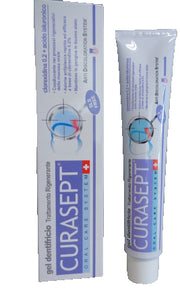 Curasept gel dentifricio 0,20 con ads trattamento rigenerante con acido ialuronico 75 ml