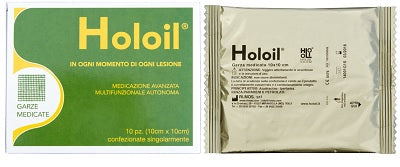Holoil medicazione garza 10x10cm 10 pezzi