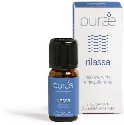 Purae sinergia oli essenziali rilassa 10 ml