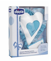 Chicco annuncio nascita fiocco azzurro