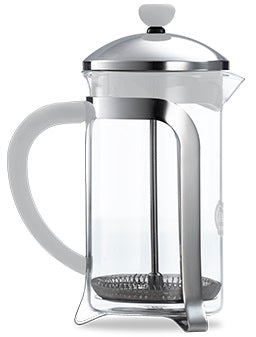 Jade tisaniera a stantuffo da 600 ml bianca