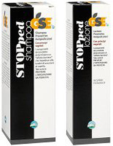 Gse stopped shampoo 150ml + gse stopped lozione 100ml in omaggio
