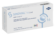 Siringa intra-articolare sinovial 16 acido ialuronico 0,8% 2 ml 3 pezzi