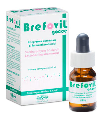 Brefovil gocce flacone 10 ml + 1 bustina senza glutine