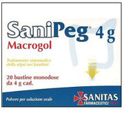 Sanipeg macrogol polvere per soluzione orale 20 bustine da 4 g
