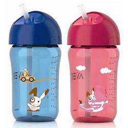 Avent tazza decorata con cannuccia da 340 ml