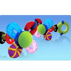 Nuby massaggiagengive con ice-gel fiore