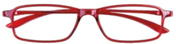 Iristyle occhiali da lettura premontati flex red +1,00 diottria