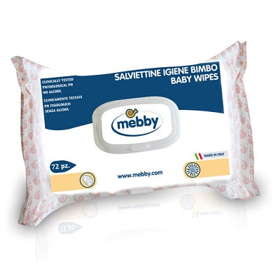 Mebby salviettine igiene bambini bio 72 pezzi