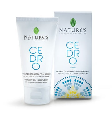 Nature's cedro uomo balsamo dopobarba pelli sensibili 75 ml