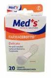 Cerotto meds strip delicato tessuto non tessuto medio 20 pezzi
