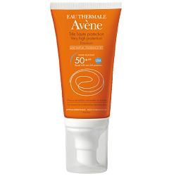 Eau thermale avene emulsione solare spf 50+ senza profumo 50 ml