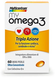 Multicentrum cuore mente e vista boost omega 3 60 mini perle