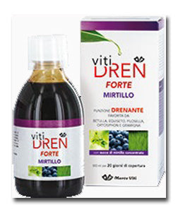 Vitidren forte mirtillo soluzione 300 ml con tappo dosatore