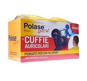 Polase sport 10 bustine cuffia omaggio