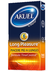 Profilattico ansell akuel by manix long pleasure b 6 pezzi