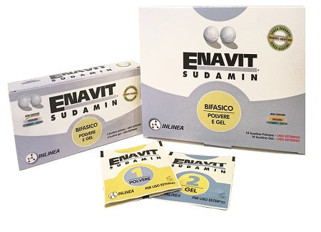 Enavit sudamin bifasico 6 bustine polvere + 6 bustine gel