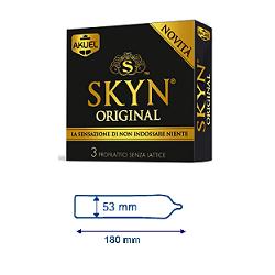 Profilattico ansell akuel skin original 3 pezzi