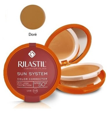 Rilastil sun system photo protection therapy spf50+ compatto dore' 10 ml