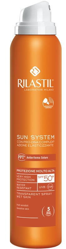 Rilastil sun system photo protection therapy spf50+ transparent spray 200 ml